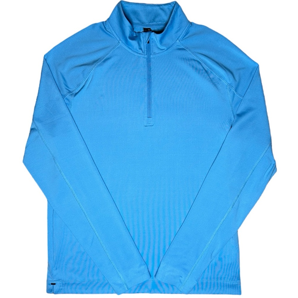 RHONE Men's Blue Pullover Quarter Zip Performance Athletic Jacket Size Medium